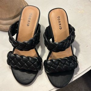 Torrid chunky sandal heel